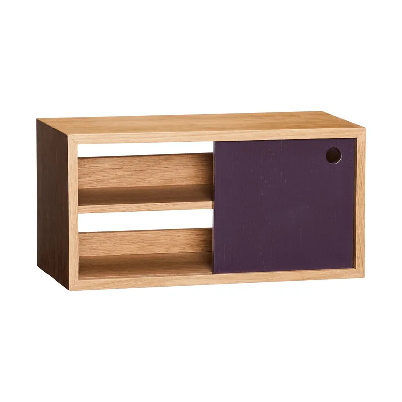 Slide shelf, Burgundy, 40x20x20 cm Hübsch