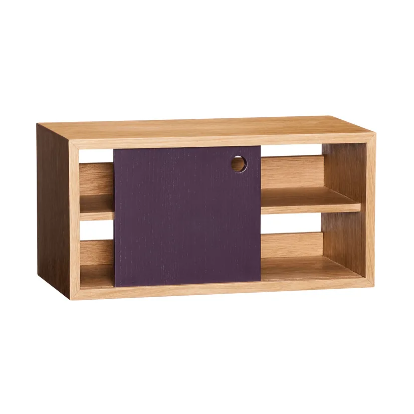 Slide shelf, Burgundy, 40x20x20 cm Hübsch