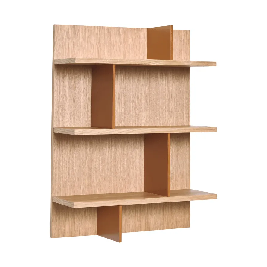 Stand shelf, Oak-red, 60x80x22 cm Hübsch