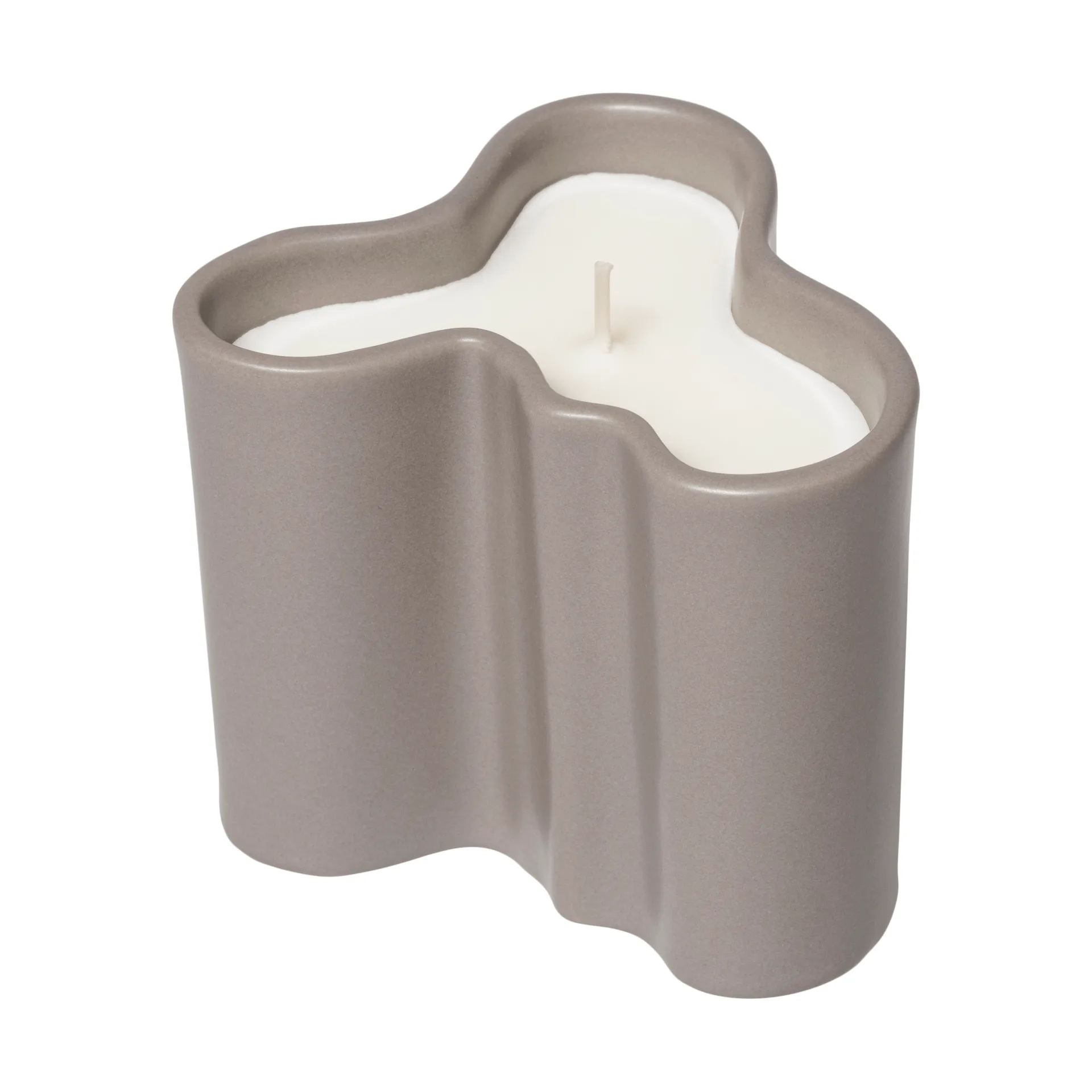 Aalto scented candle 8 cm, Ash Iittala