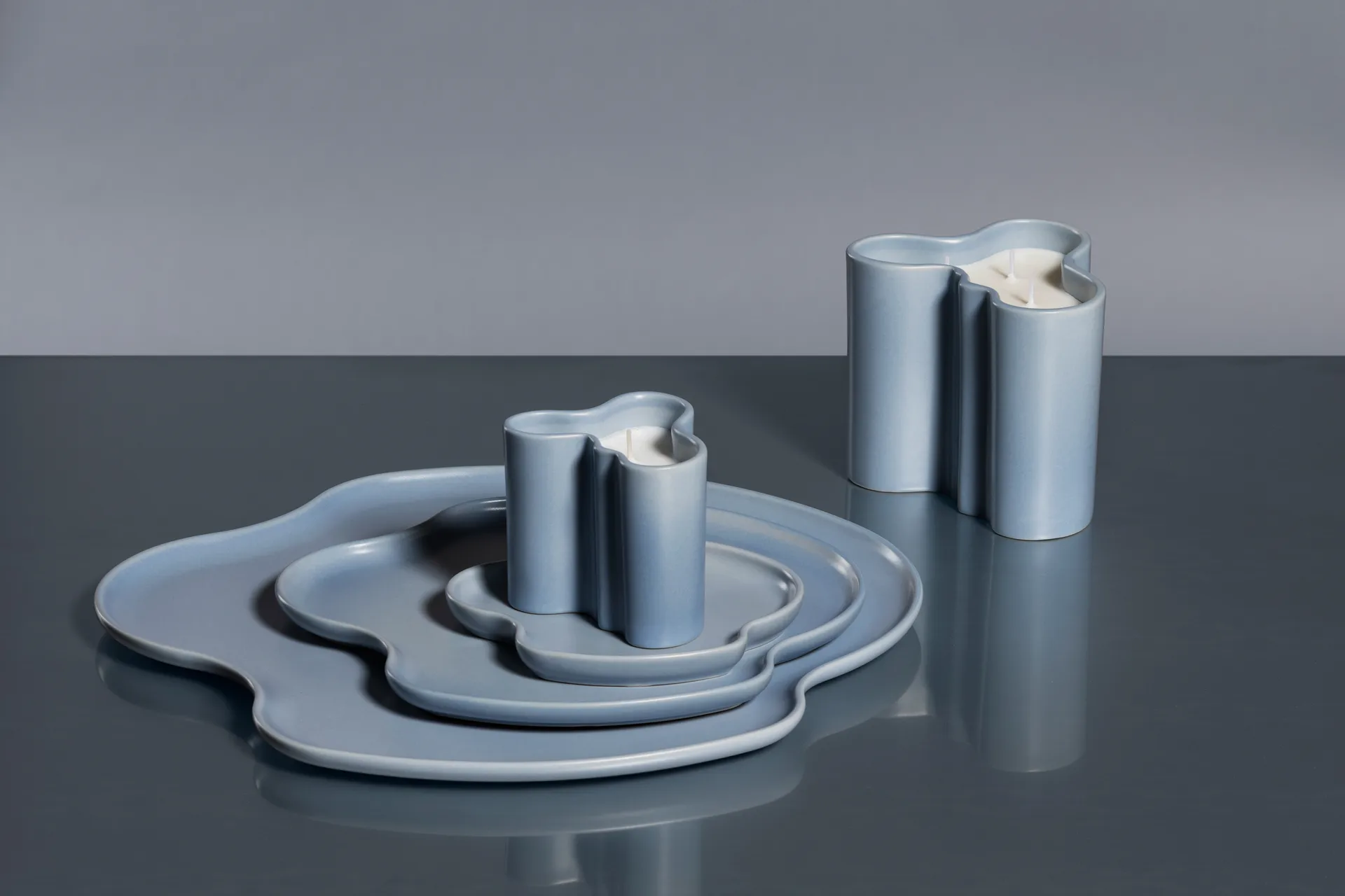Aalto scented candle 8 cm, Water Iittala