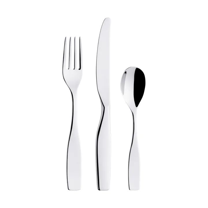 Citterio 98 dessert cutlery 12 pieces gift set - Plain stainless steel - Iittala