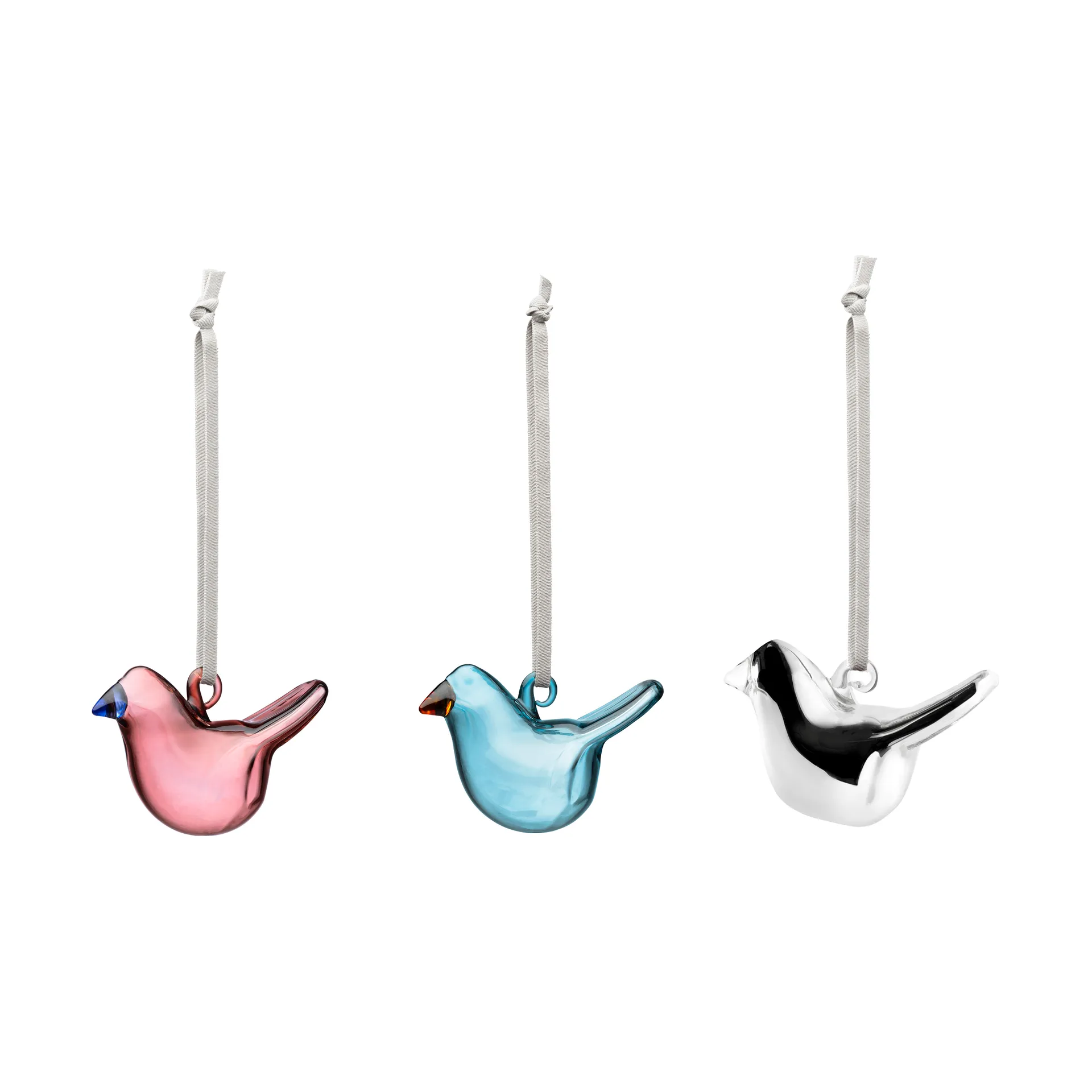 Iittala glass bird, 2025 mix, 3-pack Iittala