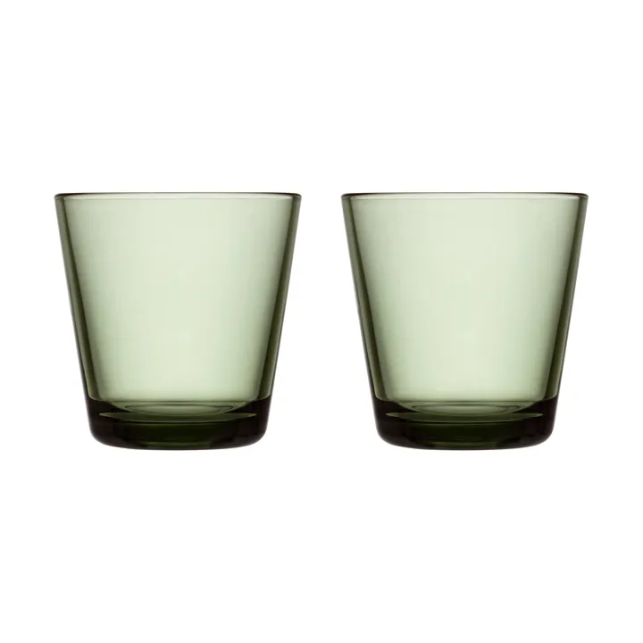Kartio tumbler 21 cl 2-pack - Pine green - Iittala