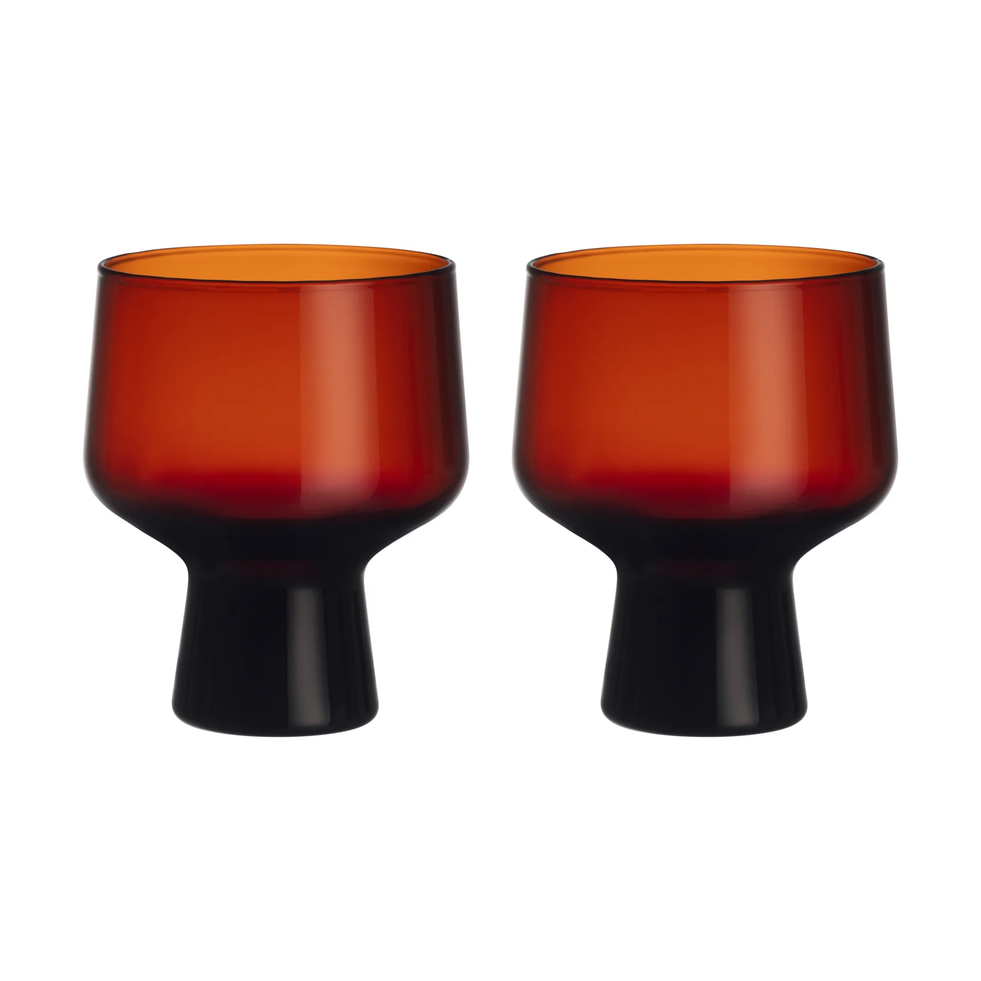Solare glass on stem 29 cl 2-pack, Copper Iittala