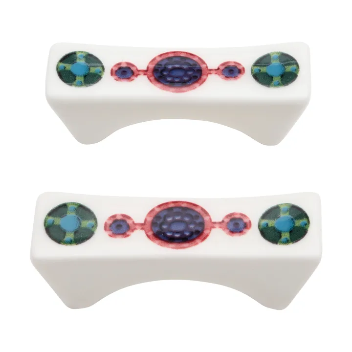 Taika Sato chopstick holder 2-pack - White-multi coloured - Iittala