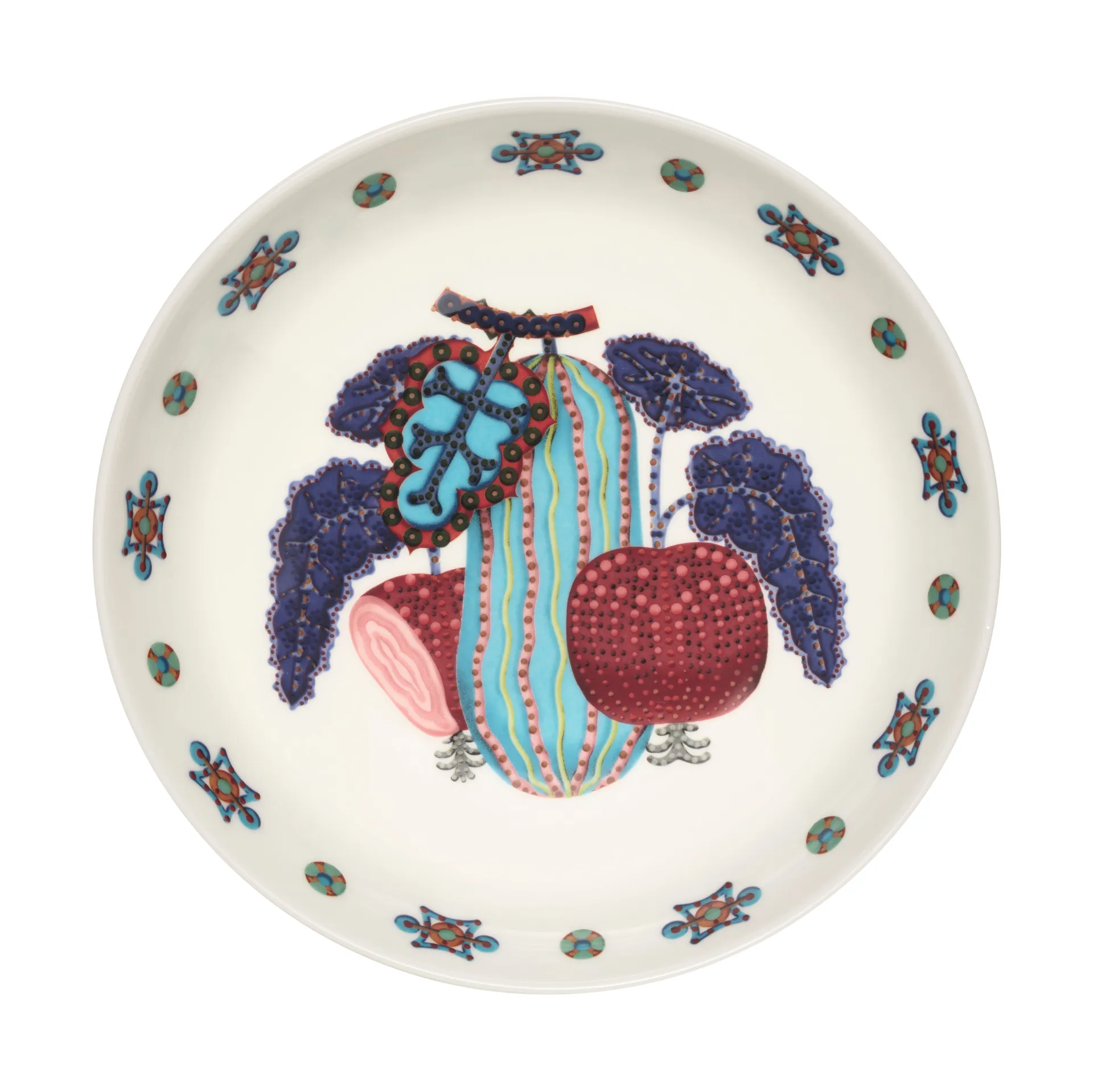 Taika Sato deep plate Ø20 cm, White-multi coloured Iittala