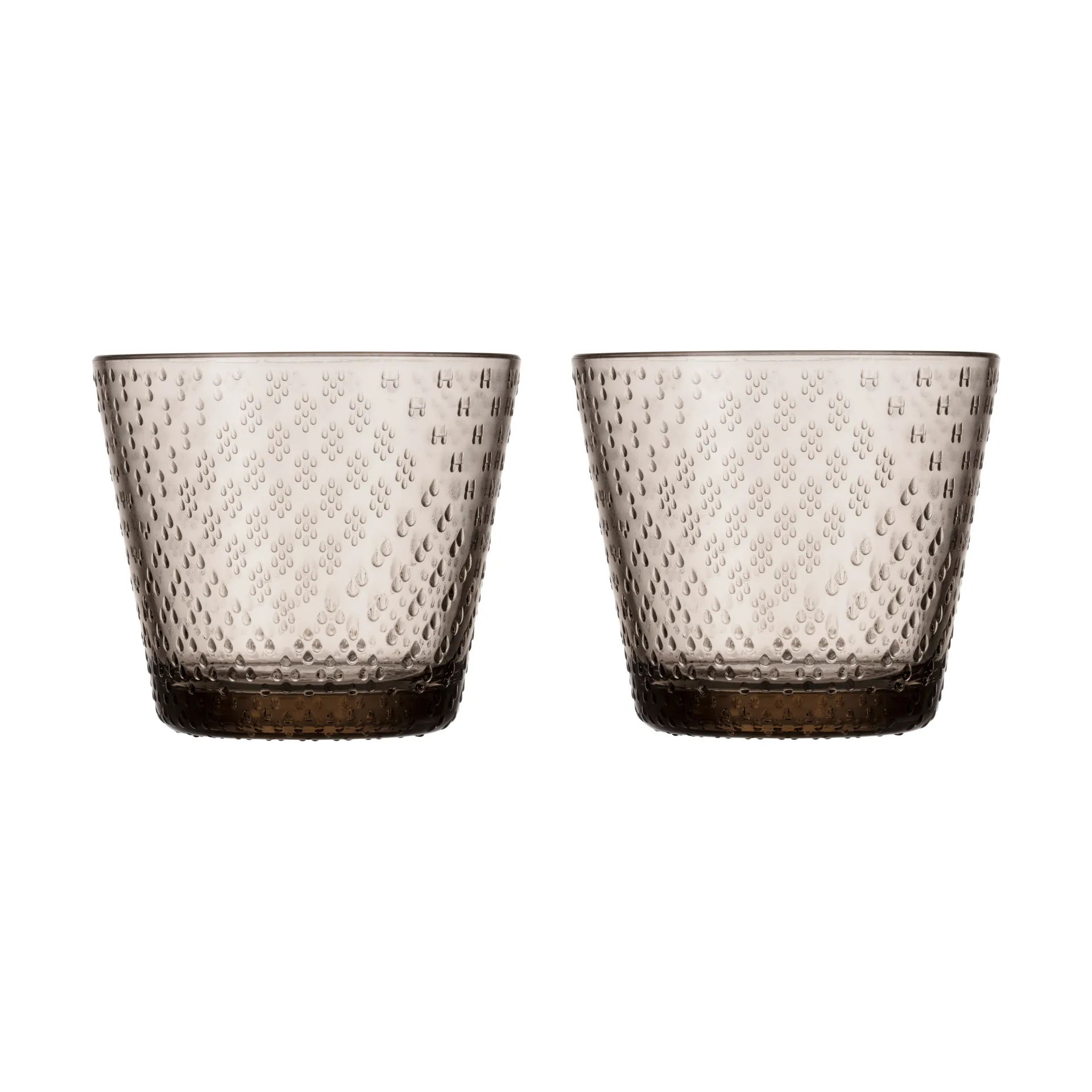 Tundra drinking glass 29 cl 2-pack, Linen Iittala