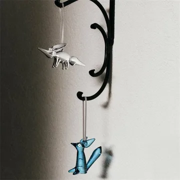 Vulpes glass decoration 11.5 cm - Mirror - Iittala