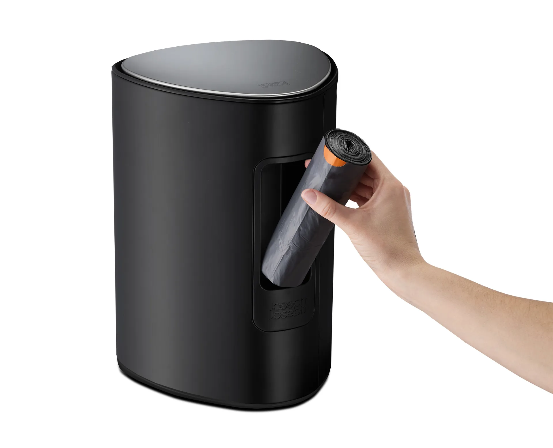 Easystore pedal bin 5 L, Matte Black Joseph Joseph