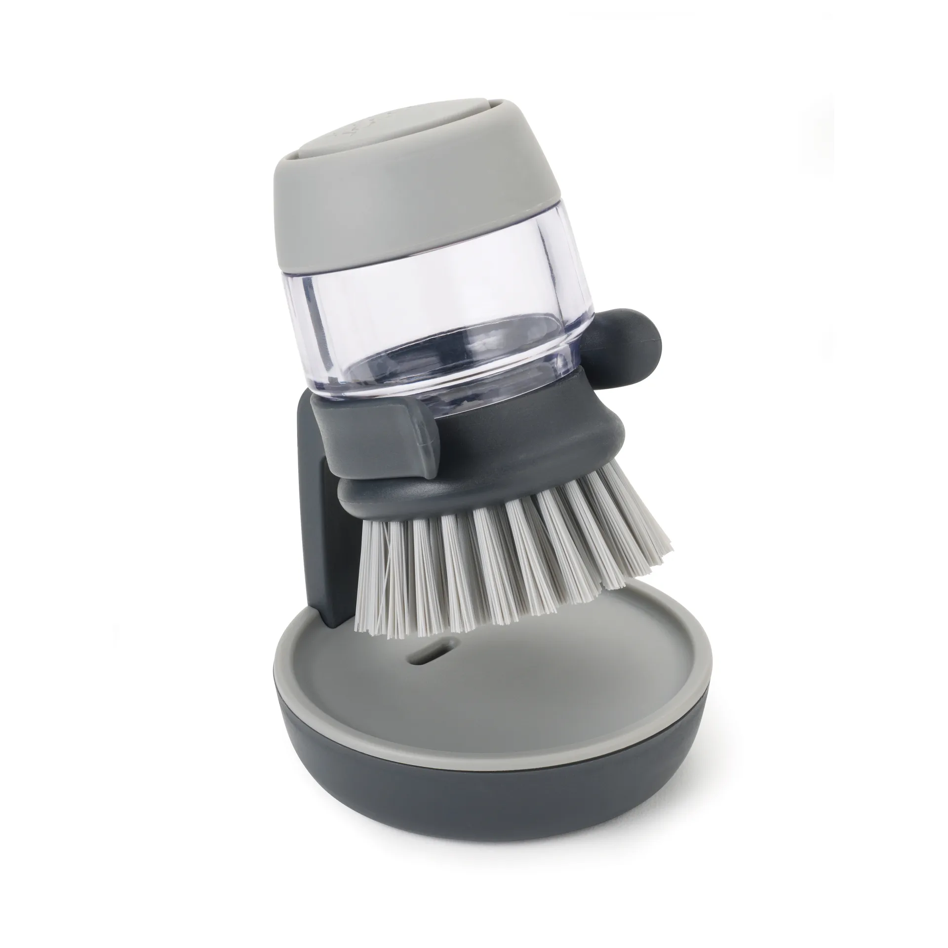 Palm dish brush 13.5 cm, Grey Joseph Joseph