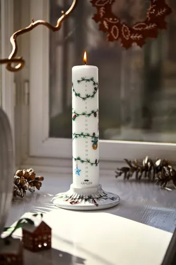 Hammershøi Christmas Advent candle Ø5 cm - 2026 - Kähler