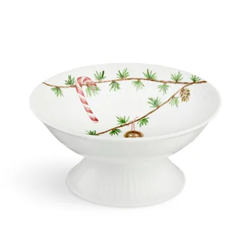 Hammershøi Christmas bowl on foot Ø16 cm - White - Kähler