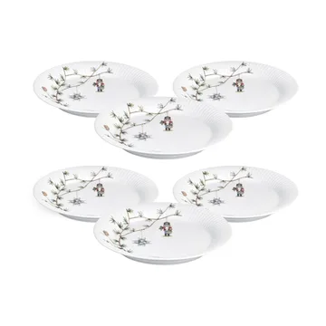 Hammershøi Christmas plate Ø27 cm 6-pack - Kähler
