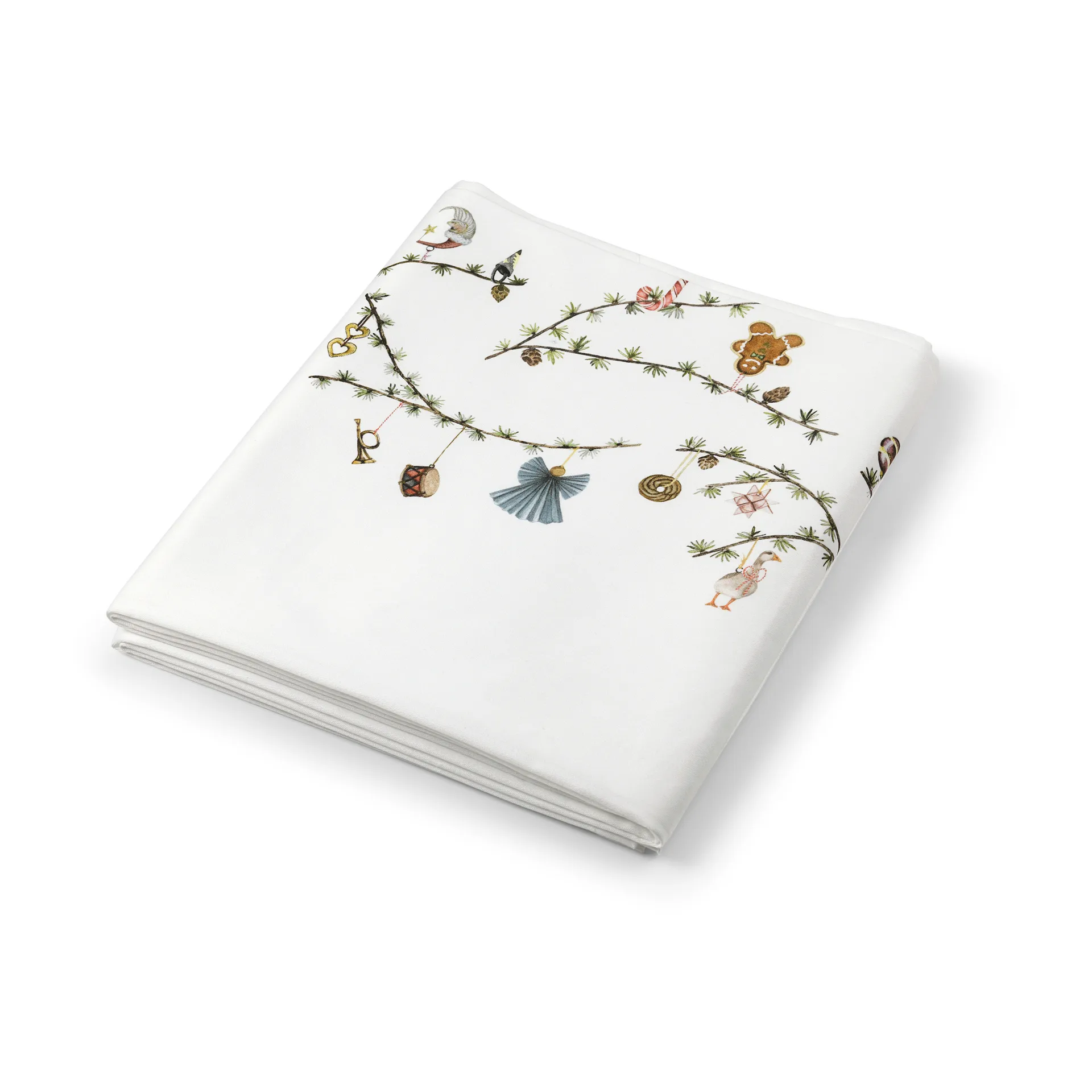 Hammershøi Christmas tablecloth 150x270 cm, White Kähler