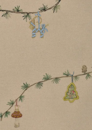 Hammershøi Christmas Tablecloth sand - 150x270 cm - Kähler