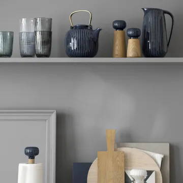 Hammershøi spice mill small - Indigo, 14 cm - Kähler