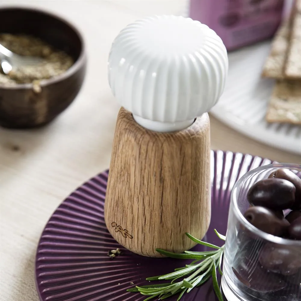 Hammershøi spice mill small, White, 14 cm Kähler