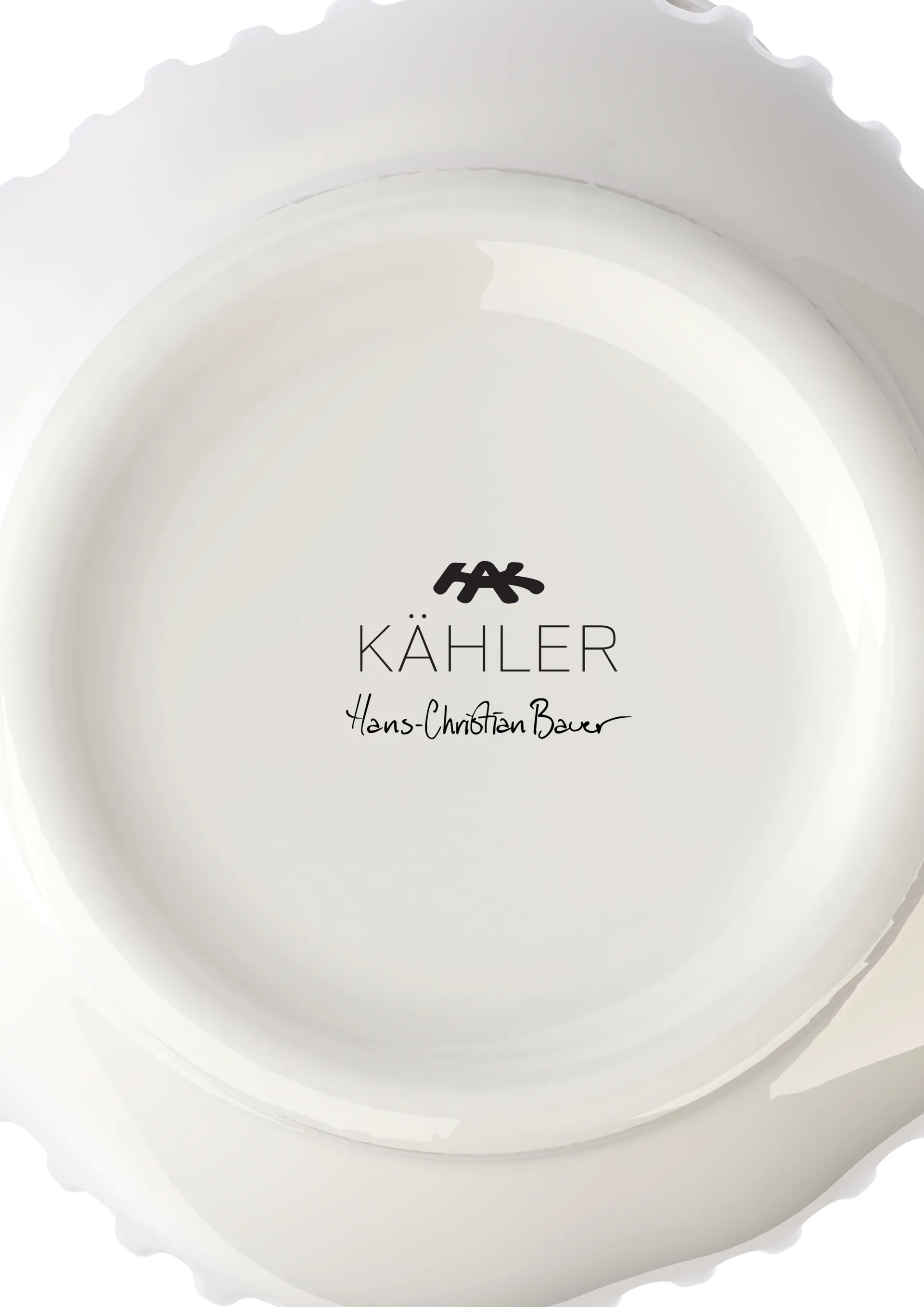 Hammershøi vase unfold, White, 16,5 cm Kähler