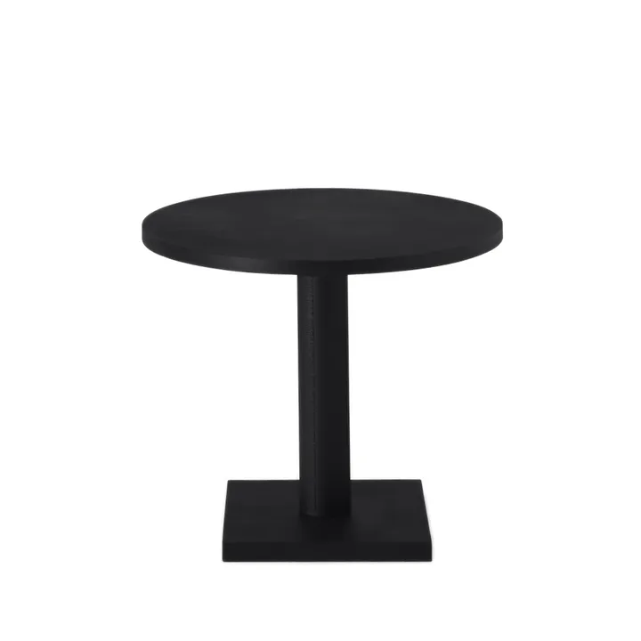 Non coffee table - Black, pure rubber - Källemo