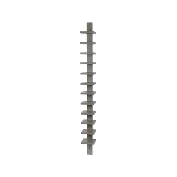Pilaster wall shelf - Gray stained - Källemo