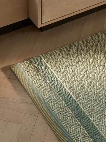 Goose Eye Anniversary rug - Minty fresh, 85x240 cm - Kasthall