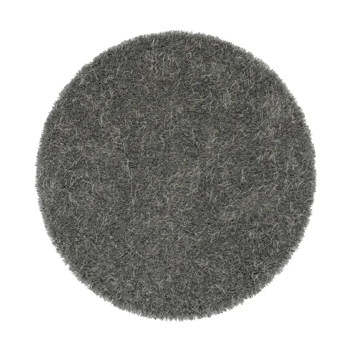 Moss rug round Ø240 cm - Nickel grey - Kasthall