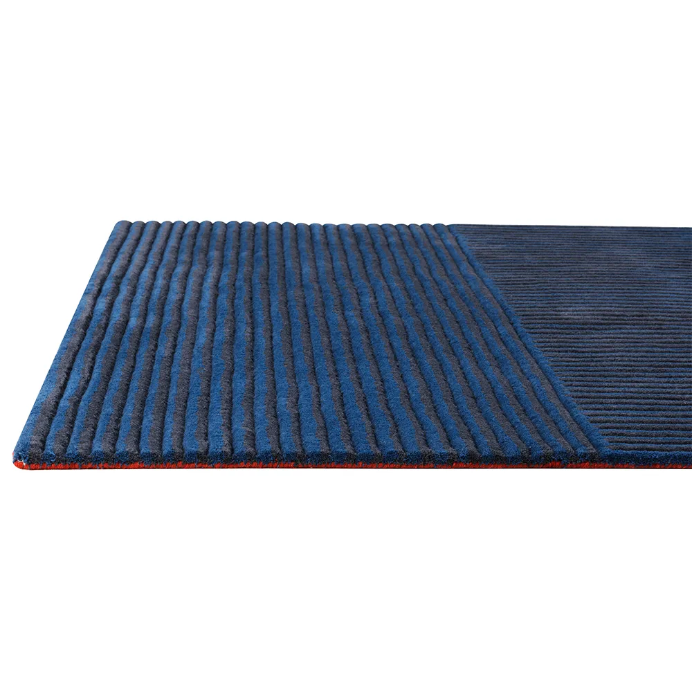 Dunes Straight rug, Blue, 200x300 cm Kateha