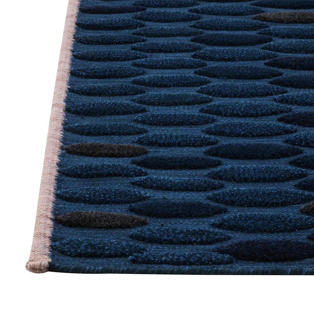 Pond Flossa rug, Midnight, 200x300 cm Kateha