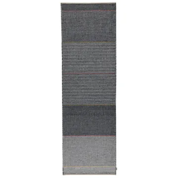 Tribulus One wool carpet 80x250 cm - Black/white/red/yellow - Kateha