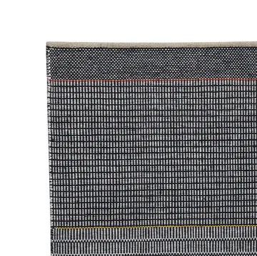 Tribulus One wool carpet 80x250 cm - Black/white/red/yellow - Kateha