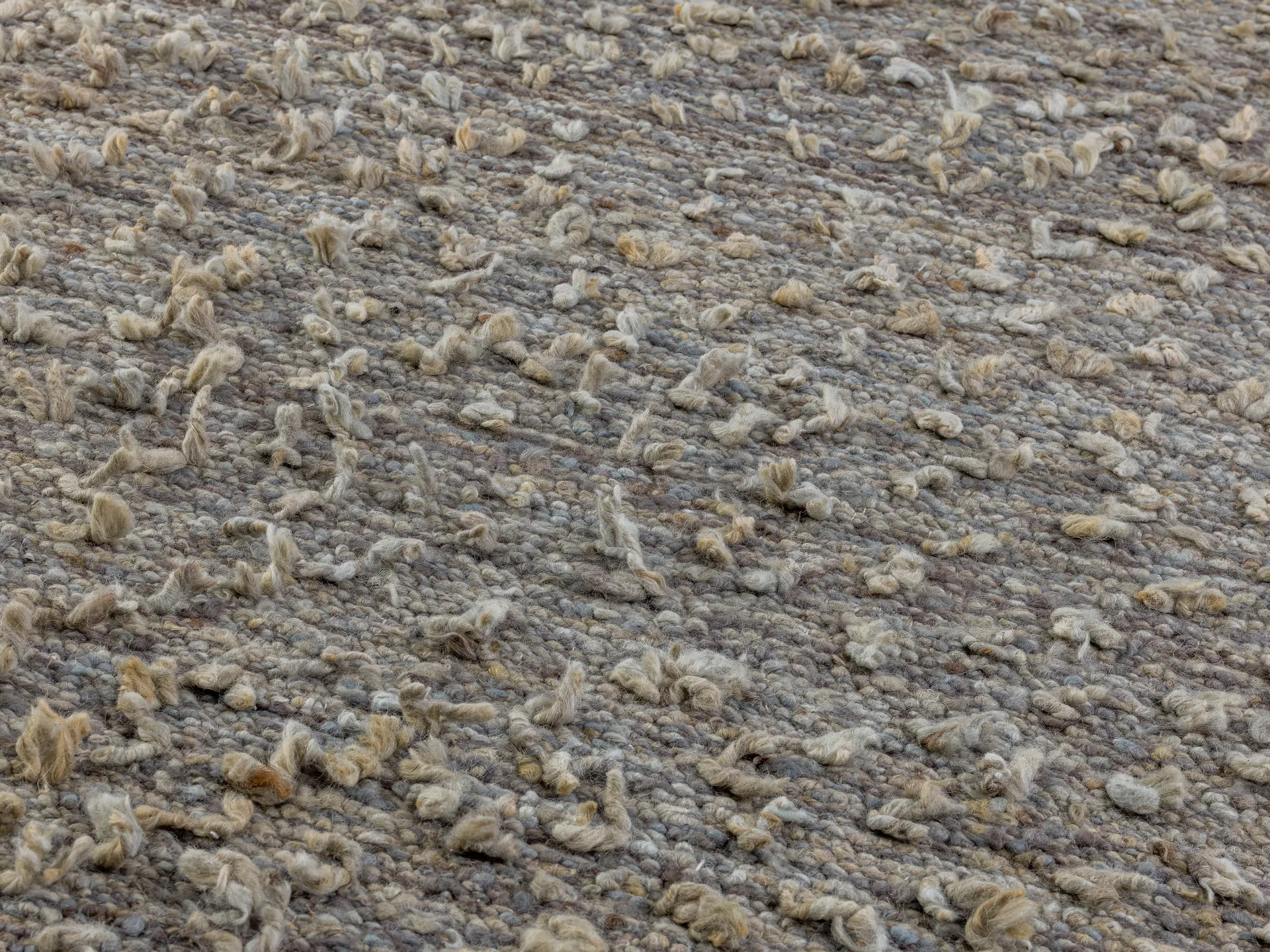 Woolly rug, Light grey 200x300 cm Kateha
