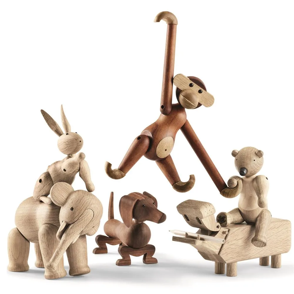 Kay Bojesen elephant small, Oak Kay Bojesen Denmark
