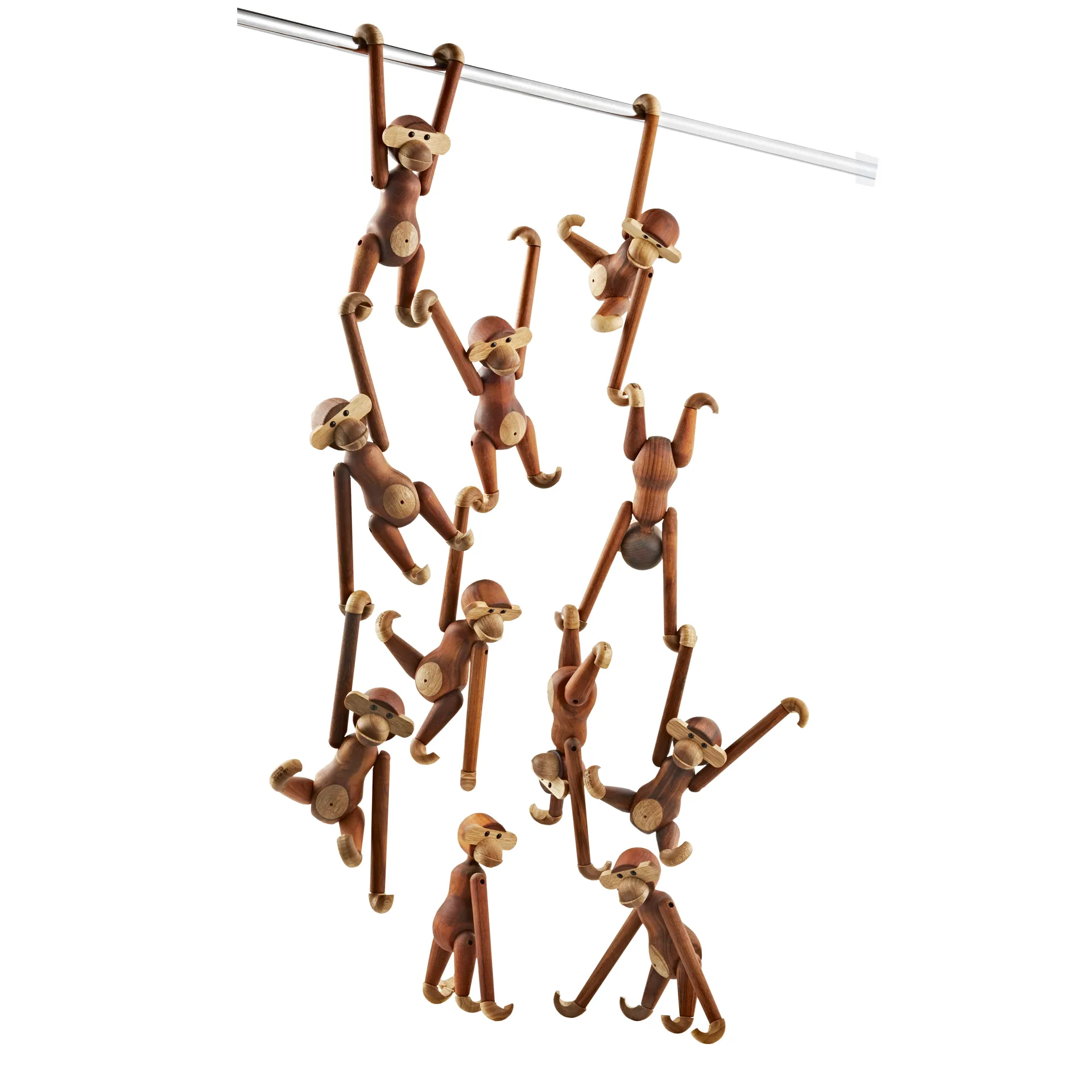 Kay Bojesen monkey small, Teak-limba wood, 20 cm Kay Bojesen Denmark