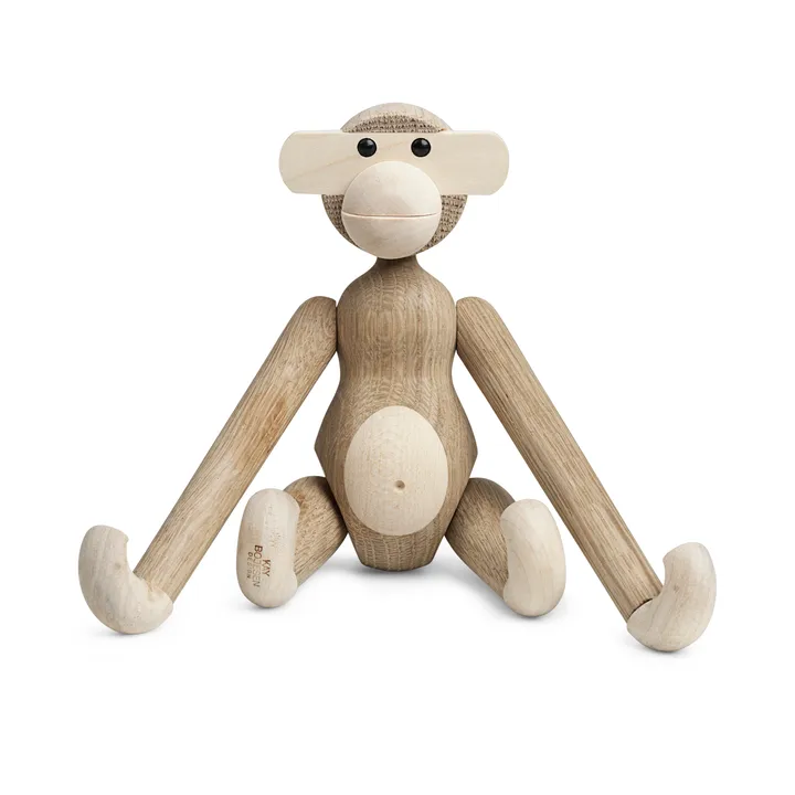Kay Bojesen monkey small - Untreated oak-maple, 20 cm - Kay Bojesen Denmark