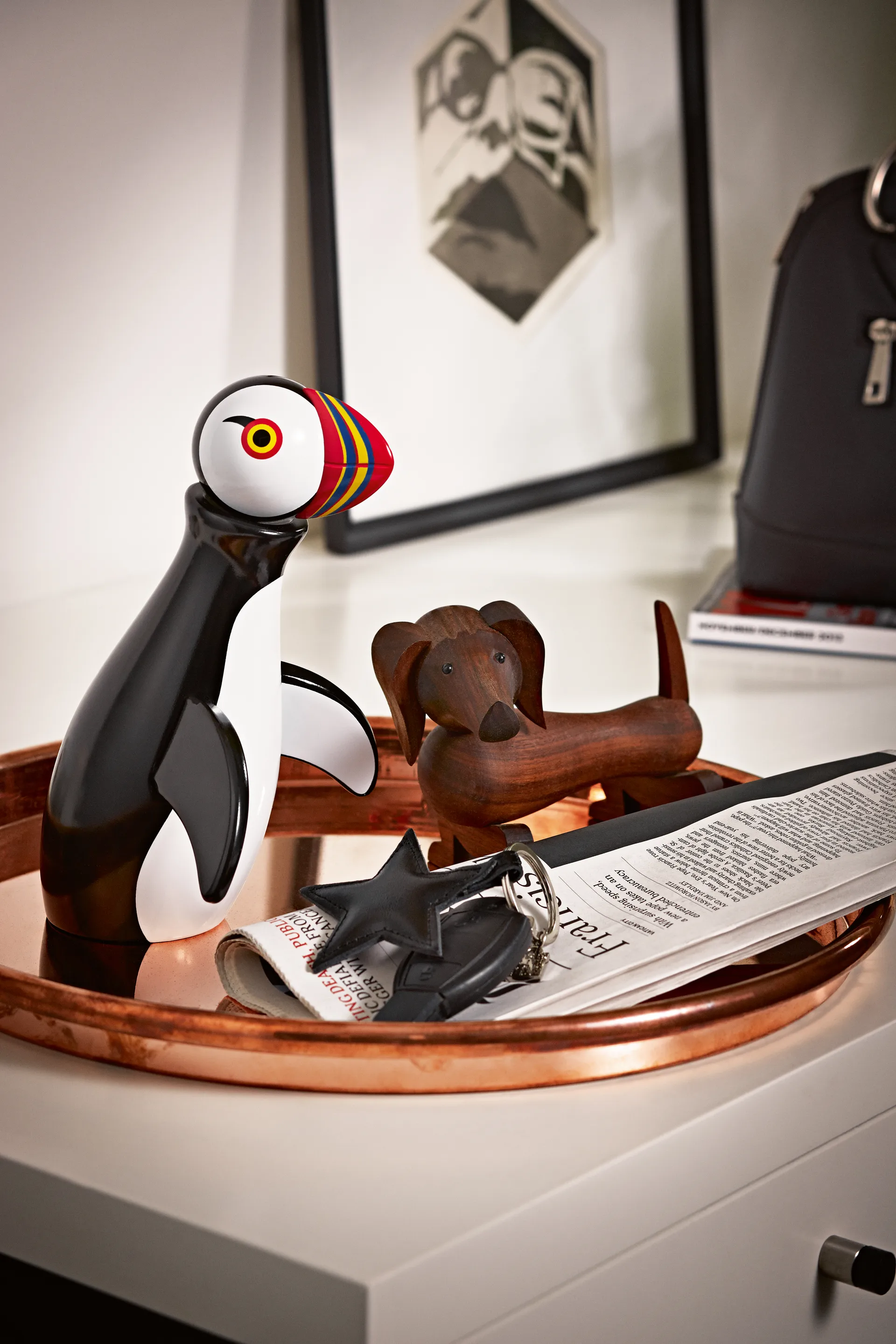 Kay Bojesen puffin, 19,5 cm. Kay Bojesen Denmark