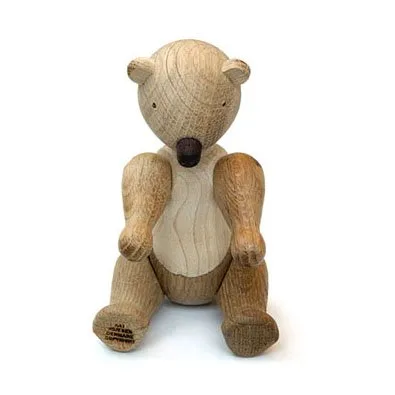 Kay Bojesen wooden bear, Oak and maple Kay Bojesen Denmark