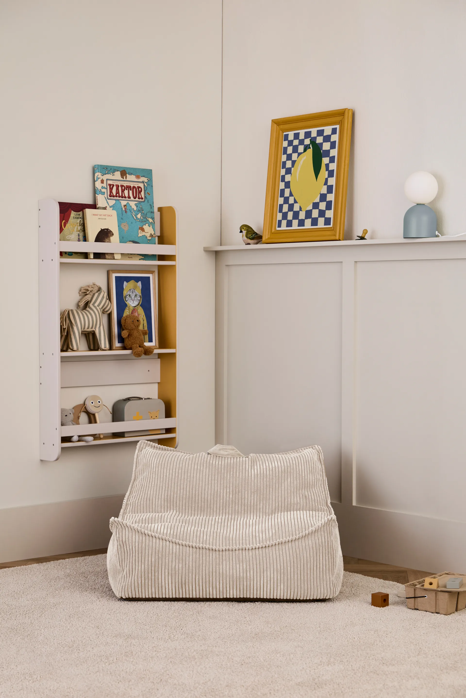 Kid's Base bean bag, Off-white Kid's Concept