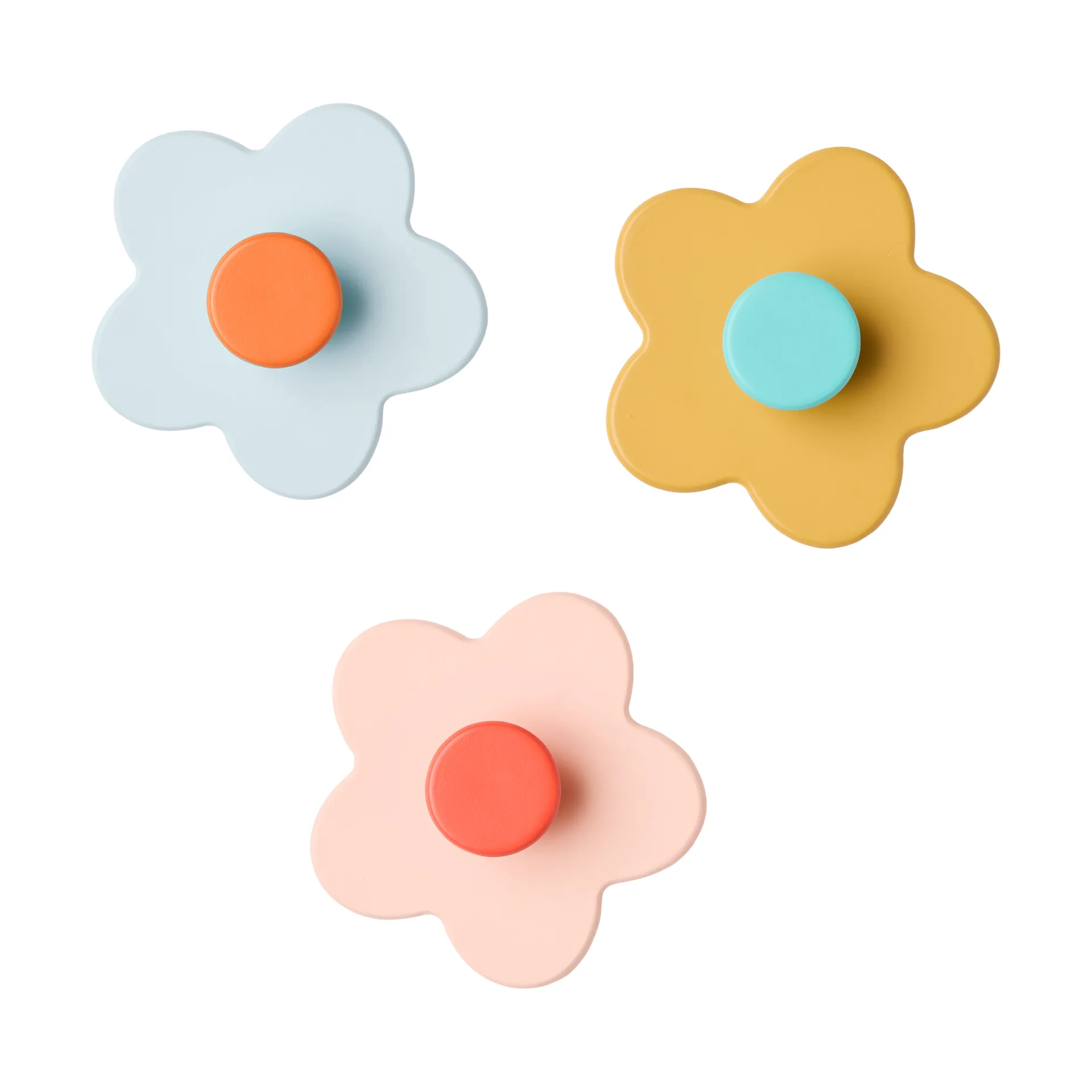 Kid's Base flower hook 3-piece, Multi Kid's Concept