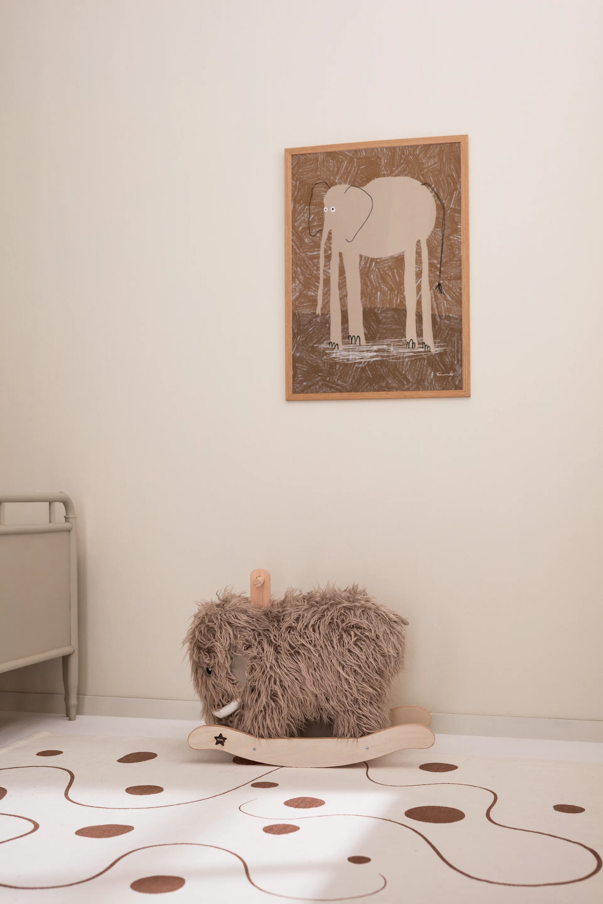 Neo toy horse mammoth, Grey Kid's Concept