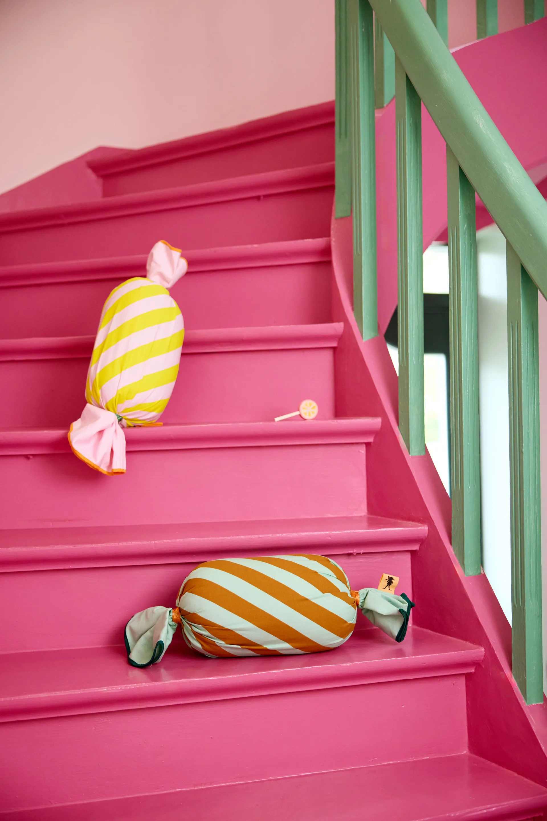 Pippi candy cushion, Green, 53x16 cm Kid's Concept