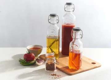 Kilner bottle with swing top - Clear, 0.6 L - Kilner