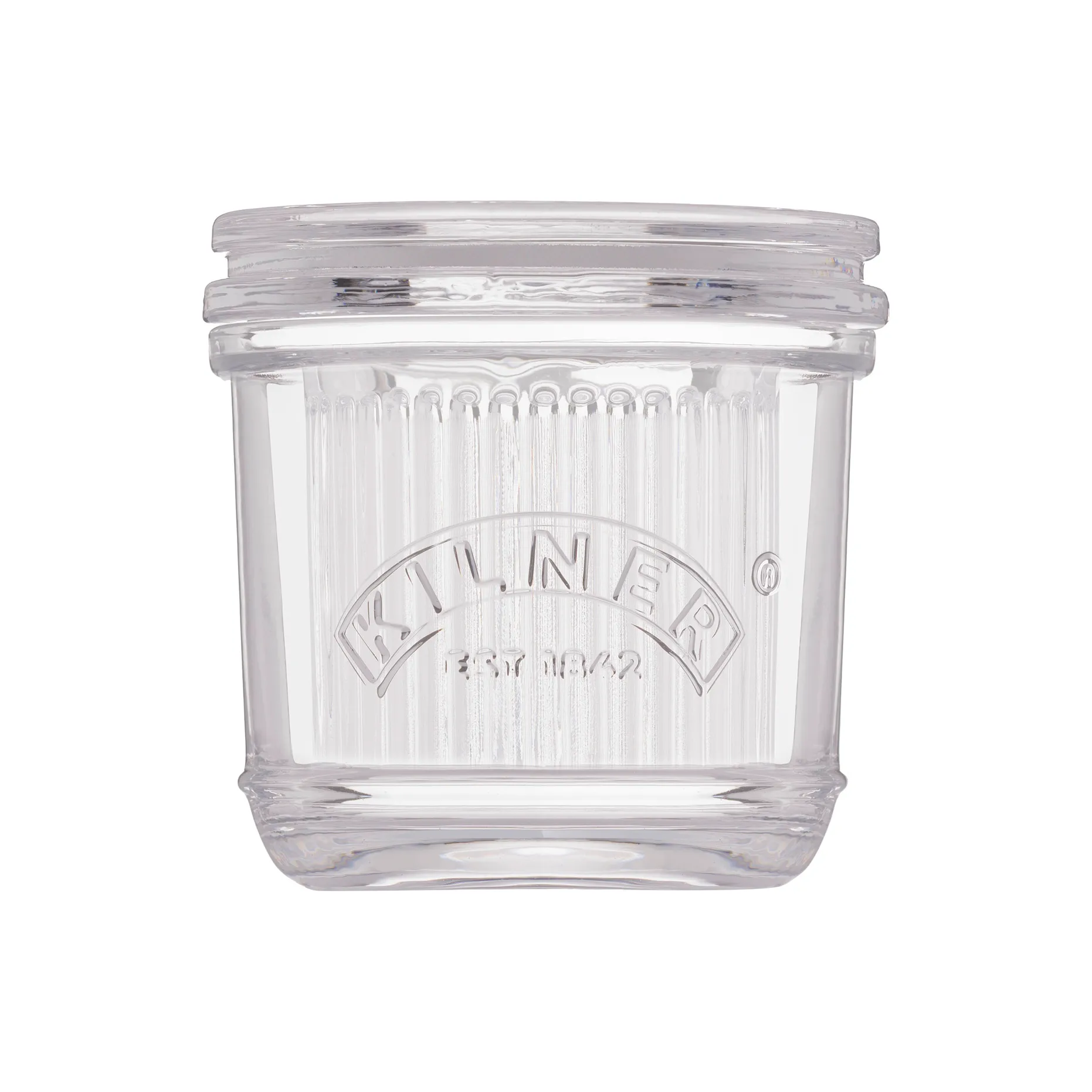 Kilner butter dish, Clear Kilner