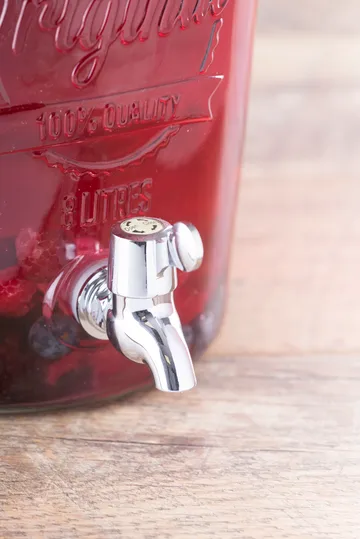 Kilner drinks dispenser with tap - Clear-stainless steel, 8 L - Kilner