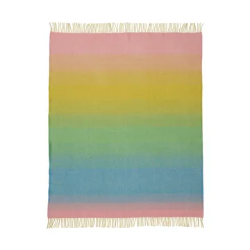 Aurora wool throw 130x200 cm - Pastel dream - Klippan Yllefabrik