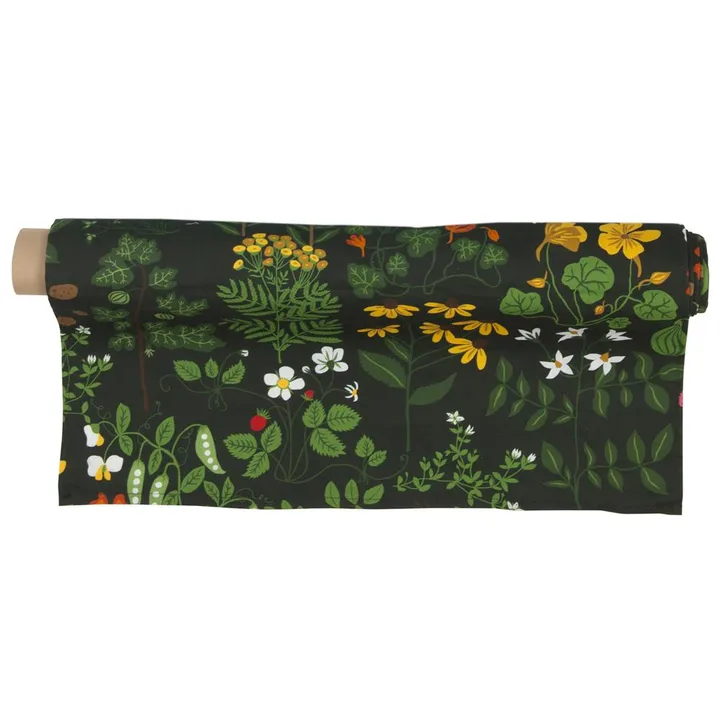 Leksand fabric - green - Klippan Yllefabrik
