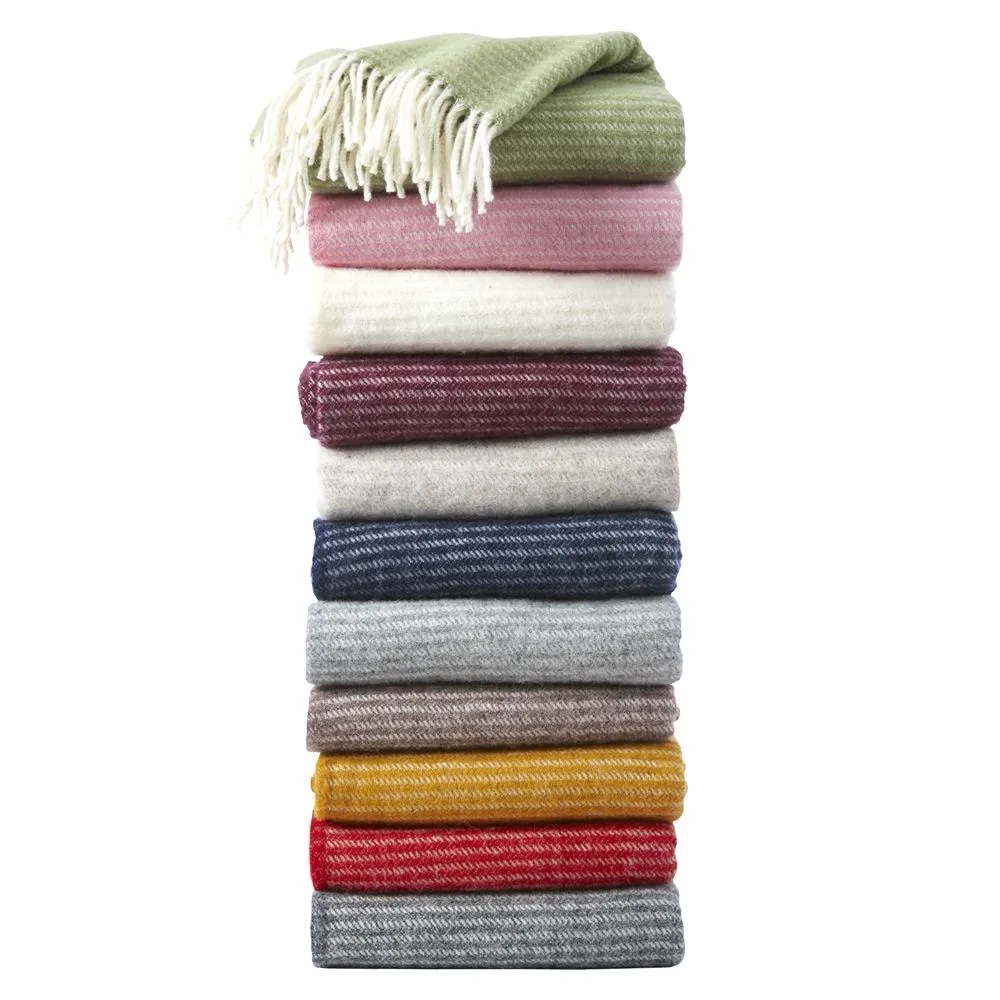 Ralph wool throw, dark grey Klippan Yllefabrik