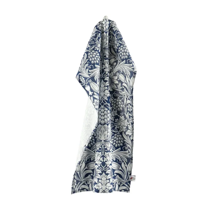 Sunflower kitchen towel 46x70 cm - Dark denim - Klippan Yllefabrik
