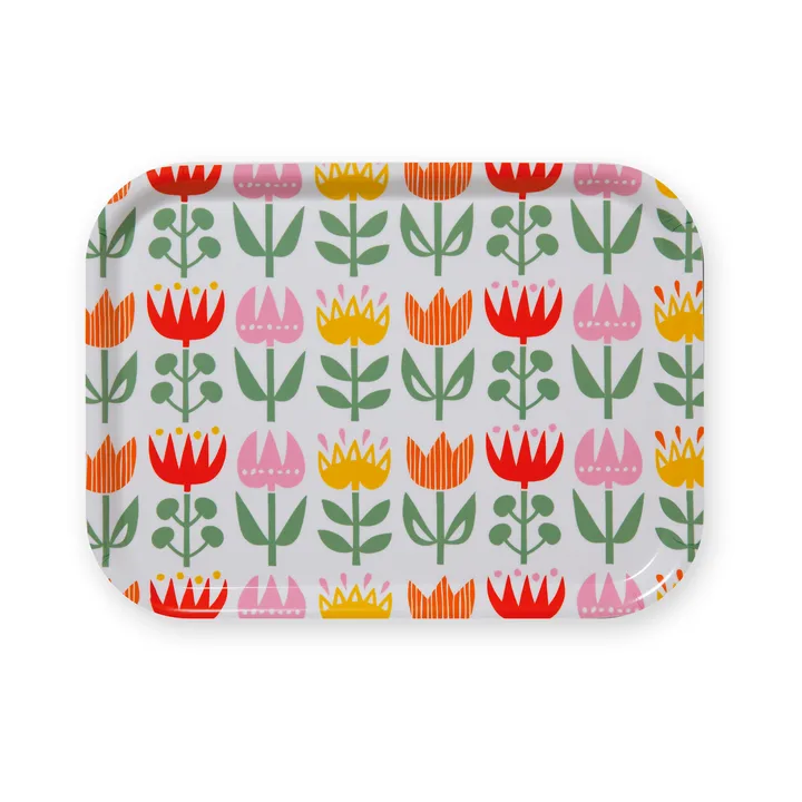 Tulip small tray 20x27 cm - Multi - Klippan Yllefabrik