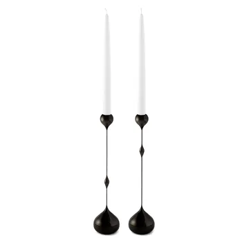 Tender candle holder high - Black - KLONG